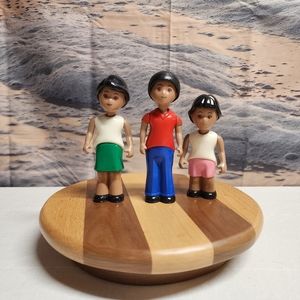 Vintage Little Tikes Dollhouse African American Family
